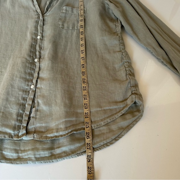 Grayson The Hero Willow Linen Button Up Shirt 3/Med - Picture 11 of 13